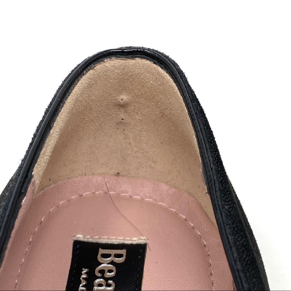 Beautifeel Plie Black sparkle suede dress casual loafers - Picture 5 of 8